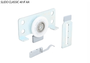 Phụ kiện cửa trượt 2 cánh lọt lòng Hafele 494.00.110