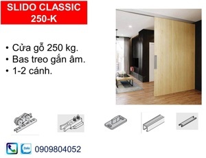 Phụ kiện cửa trượt 250K Hafele 940.42.138