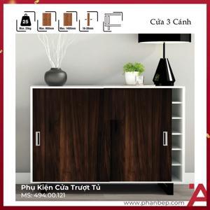 Phụ kiện cửa trượt 3 cánh lọt lòng Hafele 494.00.121