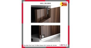 Phụ kiện cửa trượt 3 cánh lọt lòng cho cửa Hafele 401.30.004