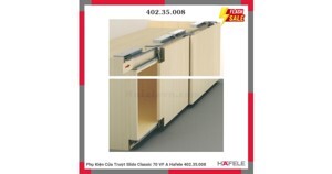 Phụ kiện cửa trượt 4 cánh trùm ngoài cho cửa Hafele 402.35.008