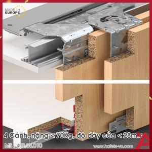 Phụ kiện cửa trượt 4 cánh trùm ngoài cho cửa Hafele 402.35.010