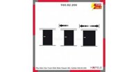 Phụ Kiện Cửa Trượt 940.82.200 Hafele - Kính Cường Lực, Dễ Lắp Đặt