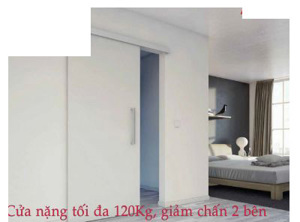 Phụ kiện cửa trượt Classic 120P giảm chấn 2 bên Hafele 941.25.134