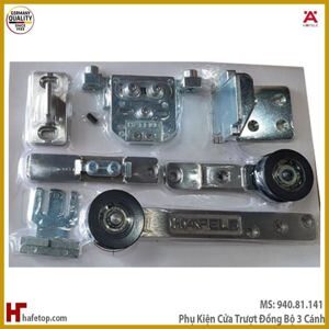 Phụ kiện cửa trượt đồng bộ cho 3 cánh Hafele 940.81.141