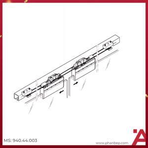 Phụ Kiện Cửa Trượt Kính Đồng Bộ Hafele 940.44.003