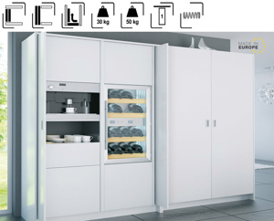Phụ kiện cửa trượt xoay Hafele 408.45.022