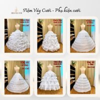 [Phụ Kiện Cưới] Tùng Váy Cô Dâu, 3 tầng, 5 tầng, 6 tầng, 8 tầng, 10 Tầng, Làm Phồng Váy Cô Dâu