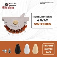 🔥Phụ kiện đàn Guitar 4 chiều Pickup Selector Switch cho đàn Guitar điện / SQ / TL