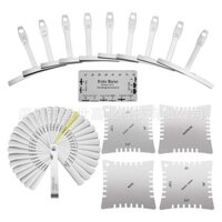 Phụ kiện đàn guitar Dụng cụ Đo Chiều cao dây Thước khoảng cách Thước hình chữ T Bộ đo sửa chữa nhạc cụ