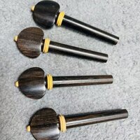 Phụ Kiện Đàn Violin Dây Trục Đàn Piano Đàn Mun Màu Chính Họa Tiết Phụ Kiện Gỗ Mun Boxwood Rất Đẹp