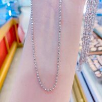 Phụ Kiện Dây Chuyền Bi Tròn 2li Đeo Cổ Xinh Xắn  Trang Sức Bạc Ý Xi Kim - Bạc Thuận Phát