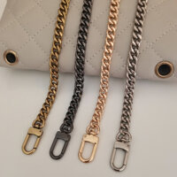 Phụ Kiện Dây Xích Đeo Túi Xách Bằng Kim Loại Màu Vàng Đen