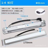 Phụ kiện đèn máy hút mùi LED ánh sáng lạnh phổ biến cho bếp tích hợp và các thương hiệu khác nhau, đèn dài, đèn vuông, đèn tròn