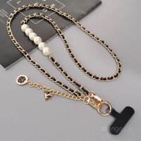 Phụ Kiện Điện Thoại Di Động Dây Đeo Ngang Có Thể Lưng Dây Xích Da Cao Cấp Nữ Kim Loại Độc Đáo Xoắn Dây Xích Điện Thoại Di Động Chống Sốc Dây Treo Túi Cao Cấp Trang Trí Điện Thoại Di Động Đa Năng