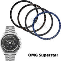 Phụ kiện đồng hồ thích ứng với vòng đồng hồ Speedmaster Vách ngăn nhôm phẳng miệng 40,7 * 35,2MM