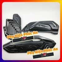 Phụ kiện gắn xe AB 2023 2024 2025 mới nhất 160cc 125cc: ốp che pô, bầu gió, két nước, lọc gió cacbon carbon pát chụp bô