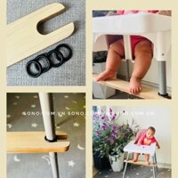 Phụ kiện ghế ăn dặm, gác chân cho ghế ăn dặm Ikea, Babyhop