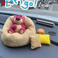 Phụ kiện ghế Sofa TOBIE Labubububu, Đồ chơi búp bê Labububububu, Túi đậu vui nhộn sáng tạo Mini Bjd Doll Mini Sofa Quà tặng cho trẻ em