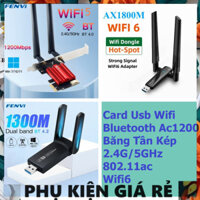 PHỤ KIỆN GIÁ RẺ ✅ Card mạng Card wifi Bluetooth Fenvi Wifi 5 Pci-e Không Dây Ac1200 Băng Tần Kép 2.4G/5GHz 802.11ac wifi