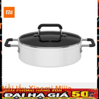 PHỤ KIỆN GIÁ RẺ ✅ Nồi Lẩu Cao Cấp Xiaomi Mijia (Trắng) chống dính, dùng cho bếp từ