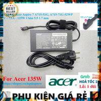 PHỤ KIỆN GIÁ RẺ ✅ Sạc laptop Acer Aspire 7 A715-51G, A715-71G-52WP 19V - 7.1A - 135W Chân 5.5 1.7 mm