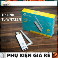 PHỤ KIỆN GIÁ RẺ ✅ Thiết bị thu sóng Wifi TP-LINK USB TL-WN 722N tốc độ băng thông 150Mbps - Bảo hành 24T chính hãng - SH