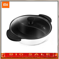 PHỤ KIỆN GIÁ TẠI KHO ▄ Nồi Lẩu Cao Cấp 2 Ngăn 2 Vị Mi Mijia 4L Induction Cooker Hợp Kim Nhôm Thép Inox 430 Không Gỉ chốn