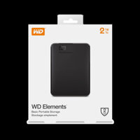 PHỤ KIỆN GIÁ TẠI KHO ▄ Ổ cứng di động HDD 2.5 inch WD Elements 2TB USB 3.0 New (Đen) Chính Hãng 100% - Fullbox ổ kích th