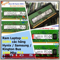 PHỤ KIỆN GIÁ TẠI KHO ▄ Ram LAPTOP 8GB DDR4 các hãng Hynix / Samsung / Kington Bus 2400Mhz PC4 2400 1.2V Dùng Cho Máy Tín