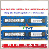PHỤ KIỆN GIÁ TẠI KHO ▄ Ram Server Hynix 8GB 1866MHz PC3-14900E 1.5V ECC Unbuffered Dùng cho Server Workstation Máy đồng