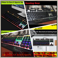 PHỤ KIỆN GIÁ TẠI KHO ▄ Sở Hữu Bàn Phím Cơ Zero E-Sports Gaming Gear TKL 87 / Fullsize 104 phím LED Rainbow, Blue Switch: