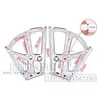 Phụ Kiện Giá Xoay Tủ Giày 2 Ngăn Inox