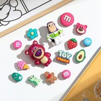 Phụ kiện giày hoa Crocs Khóa giày tự làm ngộ nghĩnh dành cho nữ Trang trí ba chiều hoạt hình dễ thư