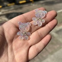Phụ kiện giày tự dính sáng bóng gấu sáng bóng
