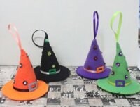 Phụ kiện Halloween nón phù thủy tím