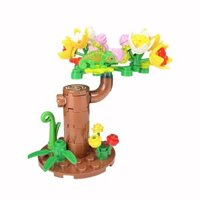 Phụ kiện hạt nhỏ tương thích, sửa đổi nhà cây, cây MOC, cây tắc kè, cây anh đào, bổ sung cảnh cây