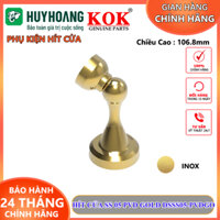 Phụ kiện hít cửa Huy Hoàng DSSS05-PVDGO hít chặn cửa SS 04 PVD GOLD inox 304 mạ vàng 106.8mm chính hãng KOK