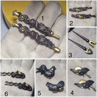 Phụ Kiện Katana Samurai Sword - Menuki Trang Trí Cho Tsuka Ito ( Phụ Kiện Kiếm Nhật )