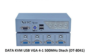 Phụ kiện KVM Switch VGA Dtech DT-8041