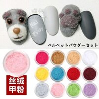 Phụ Kiện Làm Móng Tay Bột Nhung Lông Tơ Bột Sơn Móng Tay Keo Lông 014