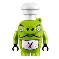 Phụ Kiện LEGO Minifigures: Đầu Bếp Lợn (Chef Pig) Trong Phim The Angry Birds
