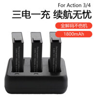 Phụ Kiện máy ảnh Sạc pin máy ảnh DJI DJI Action4/3 pin sạc nhanh [cxy]