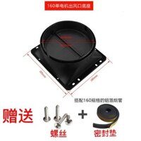 Phụ kiện máy hút mùi bếp, lỗ thoát khí, đế vuông, chống mùi