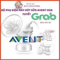Phụ kiện máy hút sữa avent hoa tuyết, avent hoa anh đào hàng thay thế ( full bộ đầy đủ )