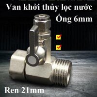 Phụ kiện máy lọc nước van khởi thủy, ống, cút, thanh xả cao áp ... chuẩn 6mm - 5m ống phi 6mm