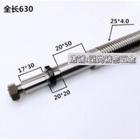 Phụ kiện máy mài tay quay phẳng Nantong M250, vít dẫn trước và sau trục Y, đai ốc đồng, bộ phận máy công cụ Dafeng