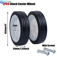 Phụ kiện máy nén khí bằng nhựa thân thiện với môi trường Bánh xe 6 inch chống trượt