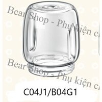 ✚Phụ kiện Máy xay Bear bộ 3 cốc - thủy tinh 50ml