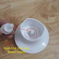 Phụ kiện máy xay cầm tay Braun- Hoa khế nắp và khớp nối đầu dao Braun 350ml